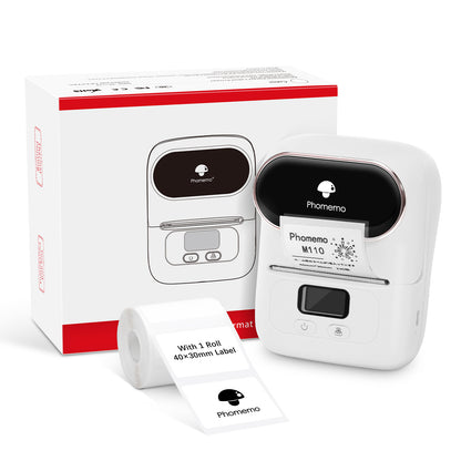 phomemo 値札プリンター 家庭用衣料品タグ サーマルプリンター ハンドヘルドバーコードプリンター
